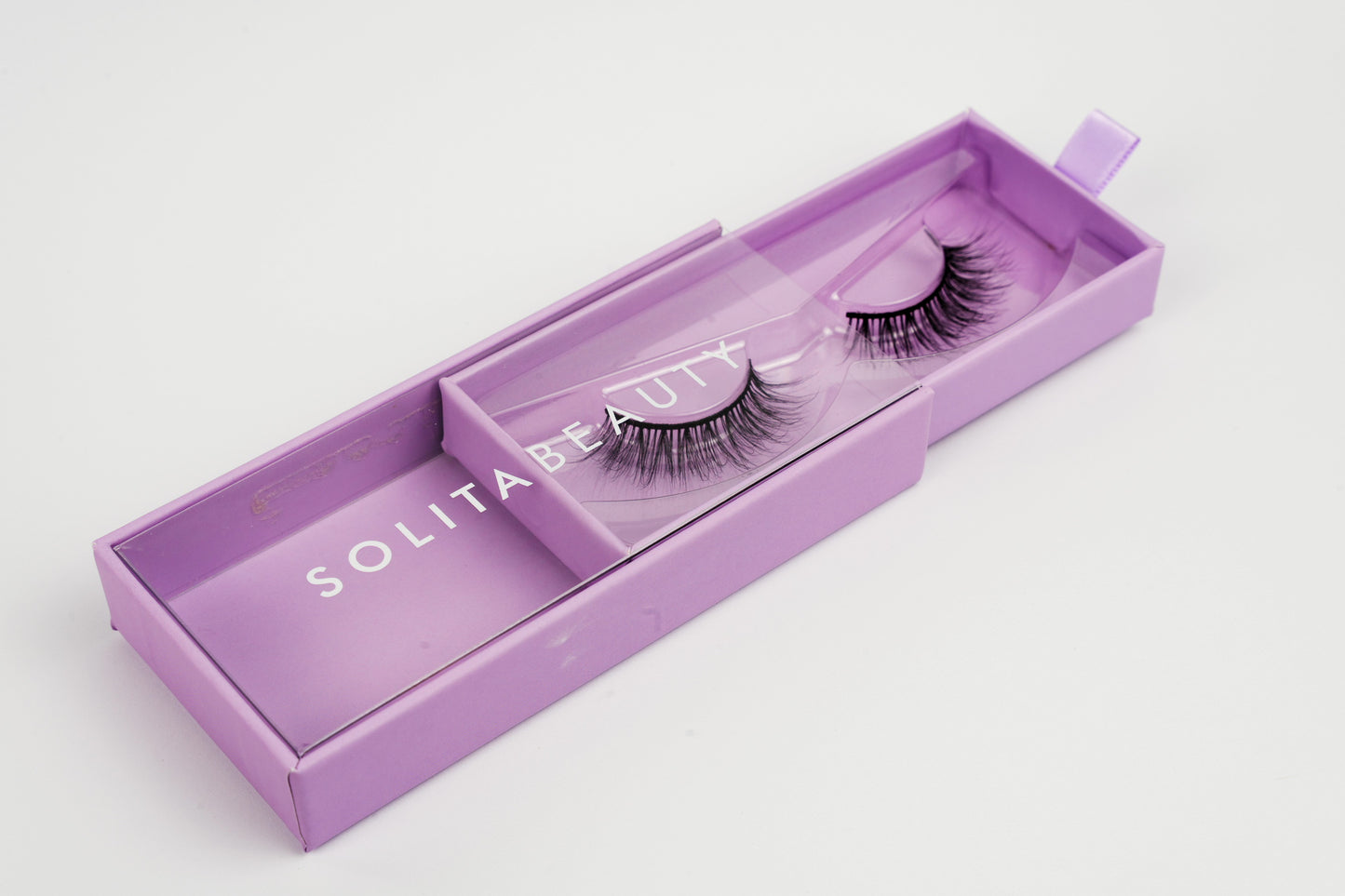 Solita Beauty Cloud reusable mink false lashes giving a flirty, fluttery but natural look.