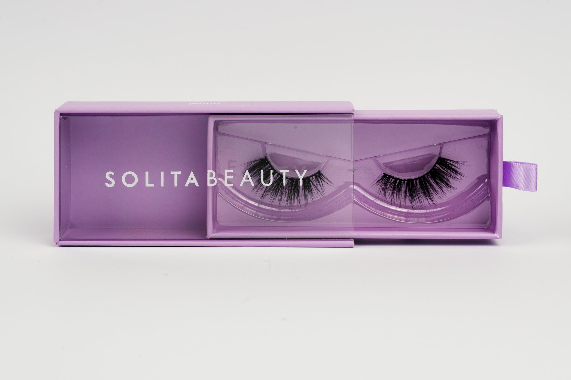 Solita Beauty Angel reusable mink false lashes — wispy with a clean, natural finish