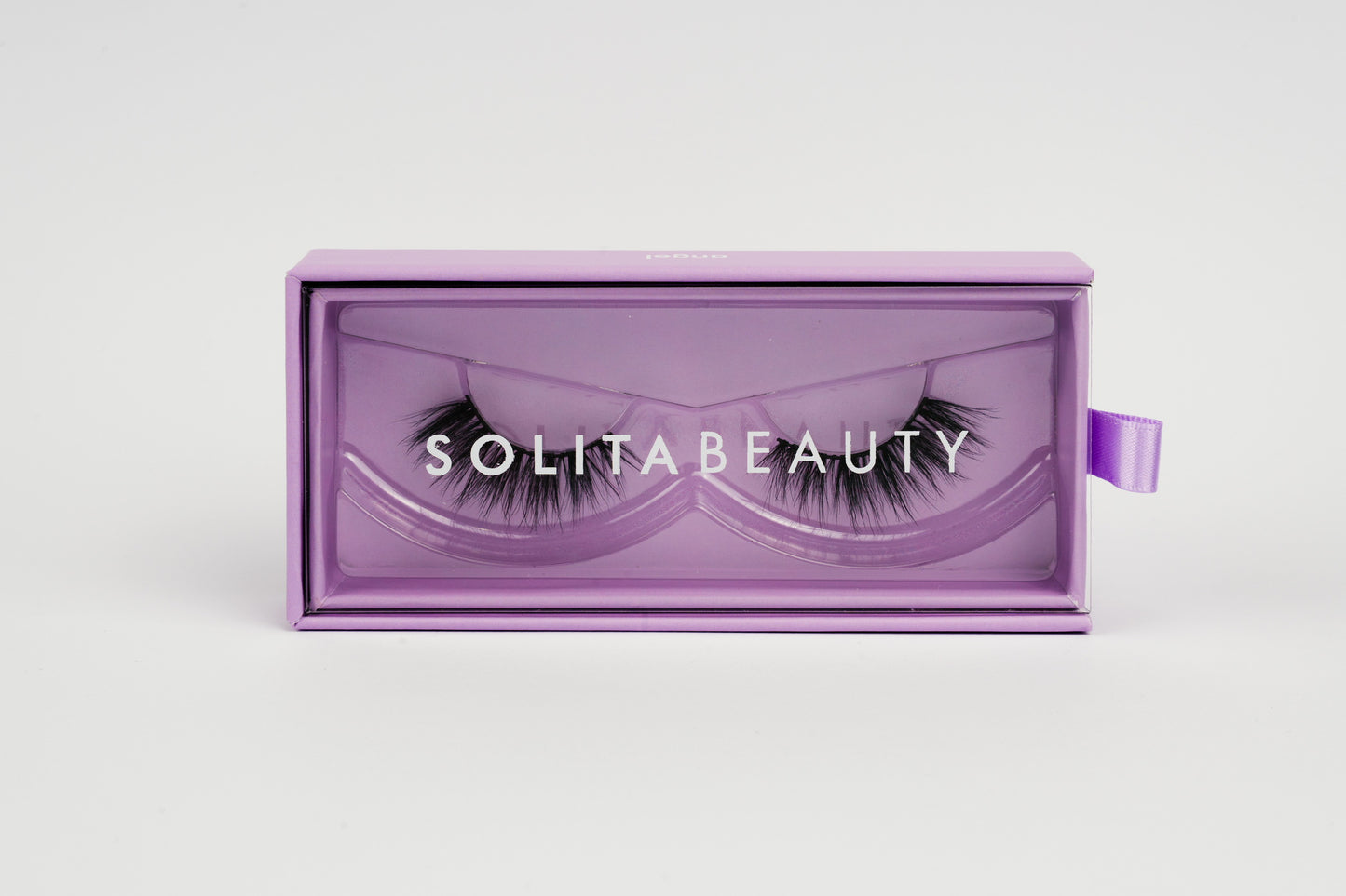 Solita Beauty Angel reusable mink false lashes — wispy with a clean, natural finish