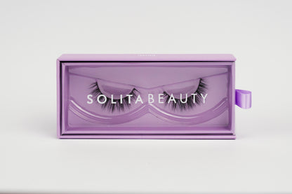 Solita Beauty Blush mink false lashes — natural but noticeable, subtle volume