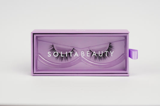 Solita Beauty Blush mink false lashes — natural but noticeable, subtle volume