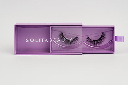 Solita Beauty Petal reusable mink false lashes — soft flare with gentle volume