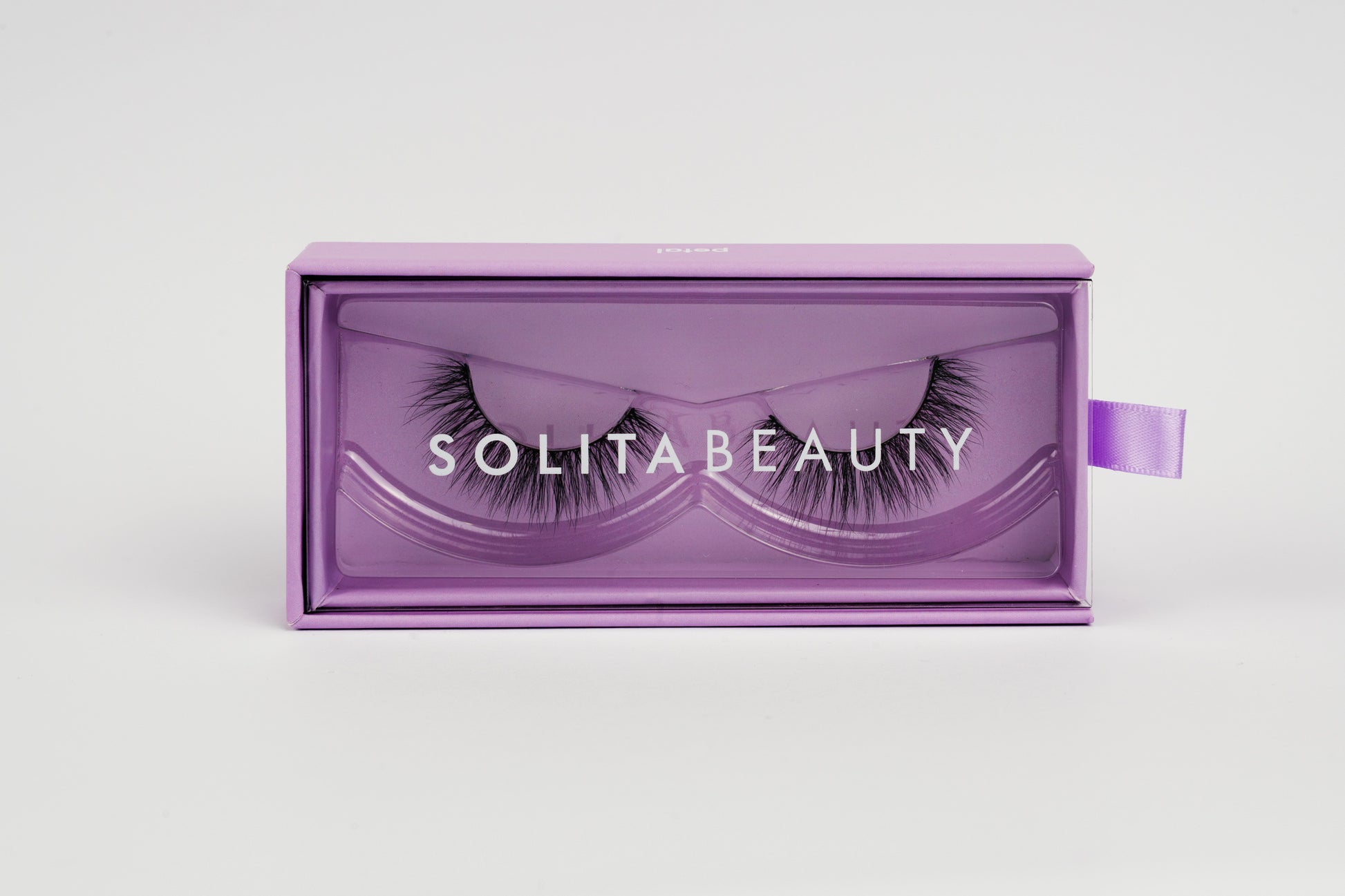 Solita Beauty Petal reusable mink false lashes — soft flare with gentle volume